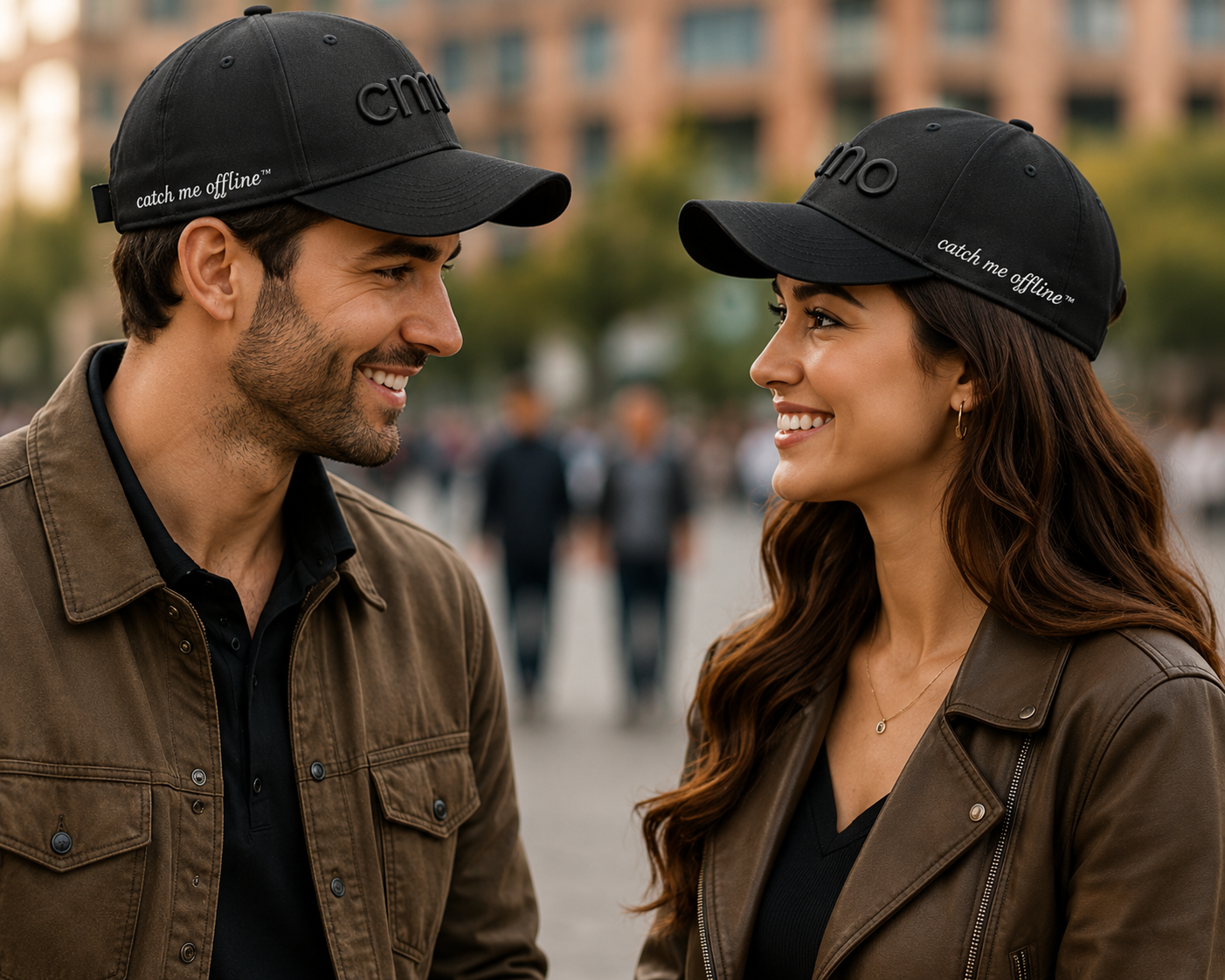 Approaching someone wearing a CMO cap