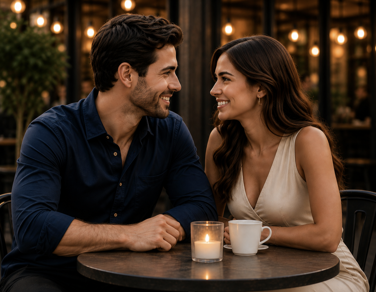 A first date, planned offline